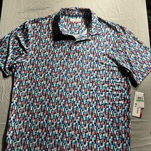 Grand Slam Multicolor Geometric Polo Shirt